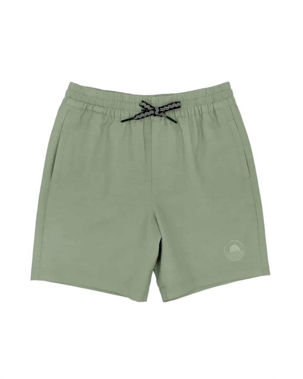 NEW FEATHER 4 ARROW kids' buckle up hybrid shorts in mineral green